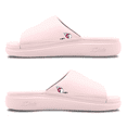 thumbnail image 2 of Unisex ISlide Pink Cleveland Guardians Minimalistic Motive Slide Sandals, 2 of 5