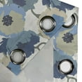 thumbnail image 4 of Ambesonne Floral Grommet Curtain, Ombre Romantic Flowers, 50" x 108", Grey Navy, 4 of 6