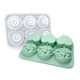 thumbnail image 1 of Bandeja de hielo de silicona Ticfox Ai Lu-3+3 Love Rose 6 cubitos, 1 of 12
