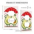 thumbnail image 3 of KLL Avocado Lovers Wearing Umbrella Pattern Electrical Outlet Covers, 3" x 5" 1 Pack Electric Receptacle Plug Covers for Decorator Receptacle Outlet & Switch-Style S, 3 of 6