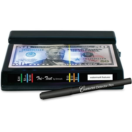 Dri Mark, DRI351TRI, TriTest UV Counterfeit Detector, 1 / Box,