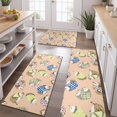 thumbnail image 2 of Cute Hedgehog Pattern Kitchen Rugs Sets Of 3,Kitchen Runner Rugs Non Skid Washable,Decorative Kitchen Floor Mats for Kitchen,Sink,Laundry,17"x30"+ 17"x47" + 17"x59", 2 of 6