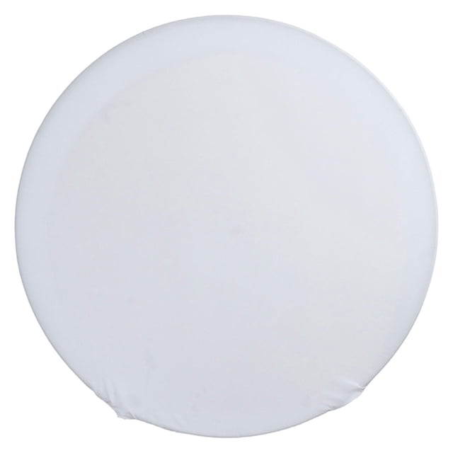 serony Housse de Fond Ronde Extensible pour Réceptions Propositions Romantiques Douche Nuptiale Rose 150cm Blanc 230cm