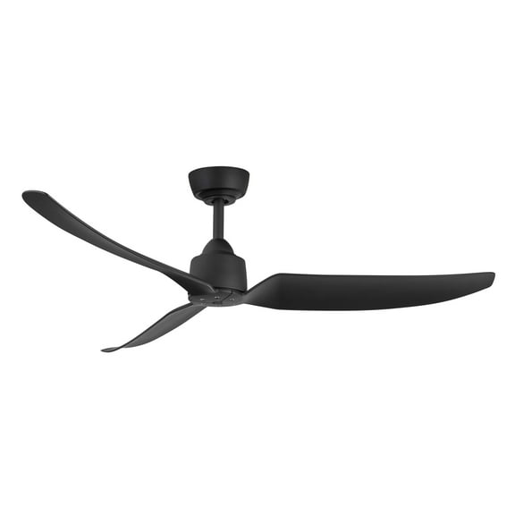 Kuzco Lighting Cf92952 Hugo 52" 3 Blade Indoor Smart Ceiling Fan - Black