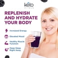 thumbnail image 2 of Keto Vitals Keto Electrolytes Powder with Antioxidants for Hydration, Sleep, Energy, Muscle Function Blackberry 10 oz, 2 of 9