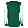 thumbnail image 6 of T Shirts for Women Fashion Spring Long Sleeve Square Neck Solid Color Top Summer Casual Loose Basic Tee, 6 of 6