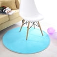 thumbnail image 3 of Blue  Pad Plush Soft Mat Rug Play Tent Playhouse (100CM), 3 of 6