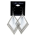 thumbnail image 2 of String Art Dangle-Earrings Silver-Tone Color  #LQE4285, 2 of 2