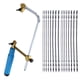 thumbnail image 1 of Muyoka Sierra de calar Sierra de mano de metal resistente Sierra para metales antideslizante de corte rápido con 16 hojas de sierra de acero de repuesto Kit de herramientas para trabajar la madera par Muyoka Hogar, 1 of 7
