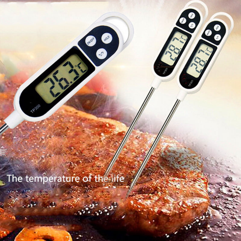 Digital Food Thermometer BBQ Cooking Meat Hot Water Measure Kitchen Tool Hot