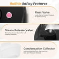 thumbnail image 2 of Atilioo 6QT Electric Pressure Cooker, 16-in-1 Multi Cooker, Stainless Steel Non-Stick Pot, Yogurt Maker, Rice Cooker, Slow, Sauté Steamer with Recipe, Silver, 2 of 9