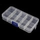 thumbnail image 4 of Caja de almacenamiento de plástico ajustable para joyas, manualidades, herramientas, 13,2 x 6,8 x 2,3 cm, moderna El 13.2x6.8x2.3cm, 4 of 9
