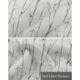 thumbnail image 6 of Tree Branch Linen Curtain Valance for Bedroom/Bathroom/Kitchen/Office/Living/Dining Room Window,Forest Birds Abstract Watercolor Farmhouse Rod Pocket Topper Decorative Cafe Drapes Panel 54"x18", 6 of 6