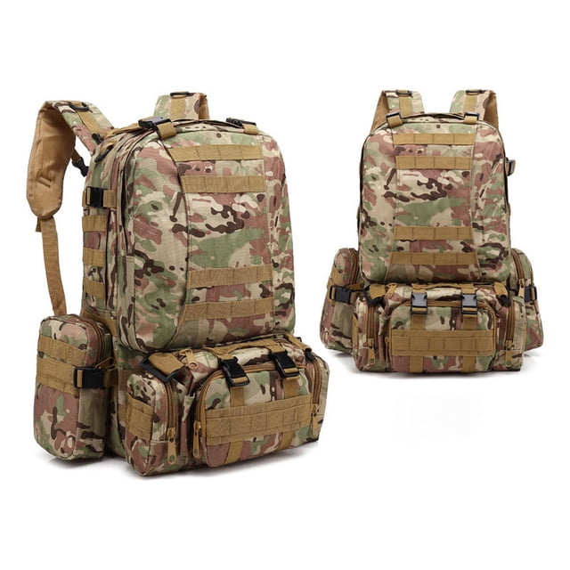 Mochila al aire libre para escalada, acampada, viajes, gran capacidad,
