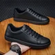 thumbnail image 3 of Zapatillas deportivas informales para Hombre, zapatos planos a la moda, de lujo, de Color liso, Color blanco, 2024, 3 of 5
