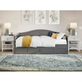 thumbnail image 5 of AFI Acadia Twin Wood Daybed with Set of 2 Drawers in Grey, 5 of 5