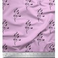 thumbnail image 1 of Soimoi Purple Cotton Duck Fabric Berries Fruit Printed Craft Fabric by the Yard 44 Inch Wide, 1 of 3