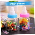 thumbnail image 5 of 24 piezas Botellas de Dulces Rellenables para Fiesta de Revelación de Género de Candy Box Transparente para Shower y Cumpleaños Diseño Adorable Rosa y Azul para Dulceros y, 5 of 5