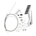 thumbnail image 2 of Pedal de de aluminio Kit de cable de Accesorio de reparación resistente Pieza de repuesto portátil Mantenimiento Eje profesional, 2 of 9