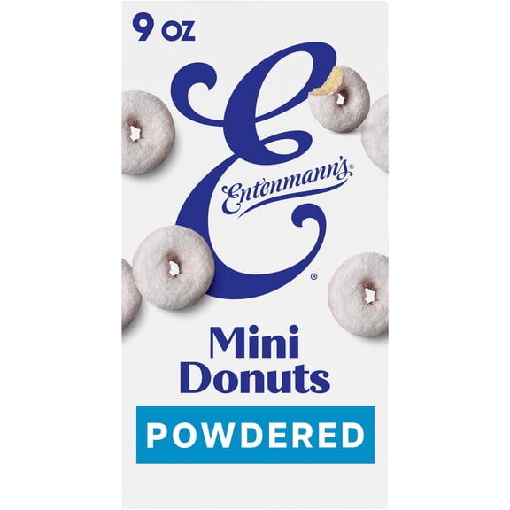 Entenmann's Pop’ettes Powdered Mini Donuts, 9 oz