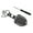 Black, variant on Carbon fiber car keychain suitable for Mercedes-Benz BMW high-end car keychain decorative pendant business gift