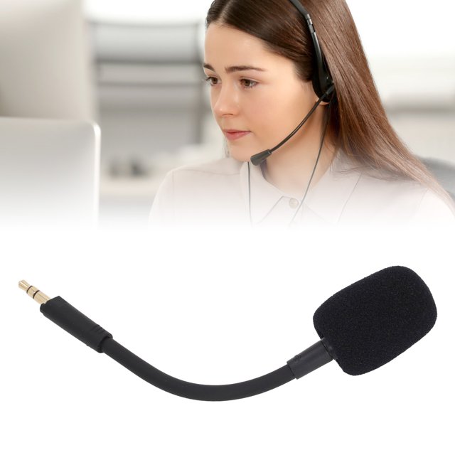 Reemplazo De Micrófono De Auriculares Para Juegos, Micrófono De Juego De Repuesto Omnidireccional Desmontable De 3,5 Mm Para Accesorios