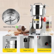 Topchances 2000g Electric Grain Mill Grinder 304 Stainless Steel Pulverizer, 32000r/min High-Speed Spice Herb Grinding Machine for Kitchen Home and Commercial