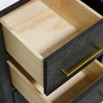 thumbnail image 5 of Parisian 48" Bathroom Vanity with Black Oak Cabinet and Carrara Marble Top, 5 of 7