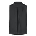 thumbnail image 4 of Inglocry Mens Button Down Summer Shirts Sleeveless Cotton Linen Beach Tank Top Basic Solid Work Dress Shirt Dark Gray S, 4 of 6