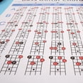 thumbnail image 3 of Feuille d'Accords d'Apprentissage Guitare Basse 4 Cordes Tableau Note Exercice de Doigt, 3 of 5
