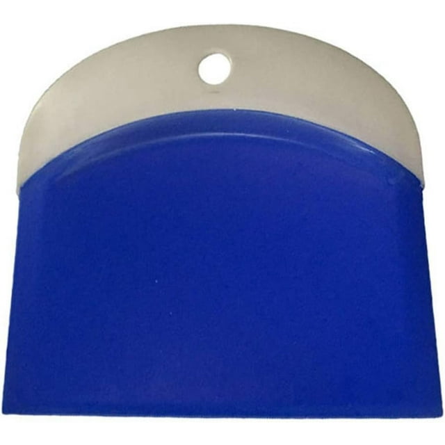 Zhuge Cortador de masa de pan de plástico, raspador de banco, espátula suave para crema, cuchillo para mantequilla, azul