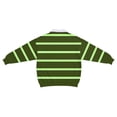 thumbnail image 4 of LMOIPLI Waffle Long Sleeve Shirts for Men Big and Tall Golf Shirt Casual Collared Lightweight T Shirt Textured Knit Tops Green XXXL, 4 of 5