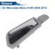 thumbnail image 4 of Manija de puerta interior del lado del conductor delantero y del lado del pasajero trasero izquierdo para Mercedes-Benz A180 2004-2012, manija de puerta interior No.1697600961, gris cromo, 1 pieza, 4 of 6