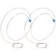 thumbnail image 1 of 2 piezas de soporte de reparación de gafas, alambre pequeño, soporte de lupa, soporte de fijación de lupa circular, 1 of 7