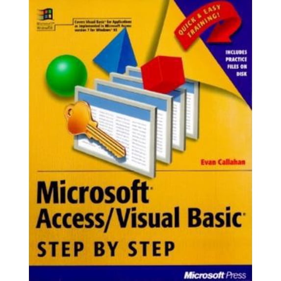 Pre-Owned Microsoft Access/Visual Basic Step by Step (Paperback) 1556158904 9781556158902