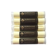 SUNSHINE BEVERAGES Sunshine 5 Polishing Cloths Jewelry Cleaner Tube Silver Brass Gold Copper