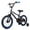 Black, variant on Hykolity Kids Bike Boy Girl Bicycle 16 inch for Children Age 4-6 Height 38-48" Child Sport Bike BMX Handbar includes Training Wheel White