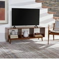 thumbnail image 2 of SAFAVIEH Cricket Contemporary Rectangle Brown Media Console (47.6 in. W x 14 in. D x 18 in. H), 2 of 12