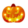 thumbnail image 1 of Wosthever Luces de linterna de calabaza de Halloween Luces de decoración nocturna de calavera Luces de colores de Halloween Lámparas de Kits de decoración para fiestas, 1 of 6