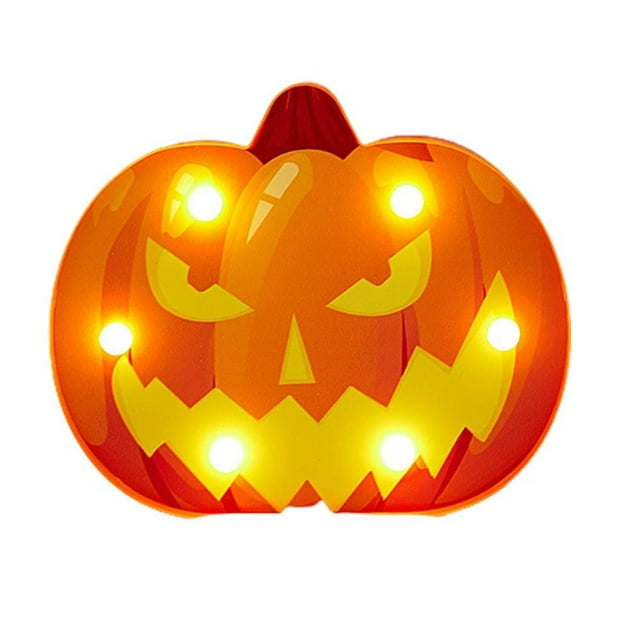 Wosthever Luces de linterna de calabaza de Halloween Luces de decoración nocturna de calavera Luces de colores de Halloween Lámparas de Kits de decoración para fiestas