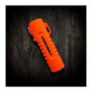 Dark Energy Plasma Lighter with Dual-Arc Emitter and 120 Lumen Light and Strobe Flashlight (Hi-Vis Orange)