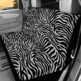 thumbnail image 6 of Uourmeti Car Seat Covers Full Set Auto Accessories Rear Bench Covers Polyester Soft Interior Accessories, Fit for Trucks Van Cars, Zebra, 6 of 9