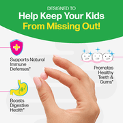 Culturelle Probiotics Kids Purely Probiotic Daily Chewables Supplement, Immunity & Digestion Support for Children, Bursting Berry Flavor, 30 Count