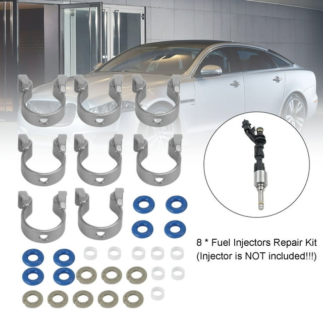 Kit de Réparation d'Injecteurs de Carburant 8 Pcs 0261500105 Compatible avec Range Rover Compatible avec Jaguar 5.0L