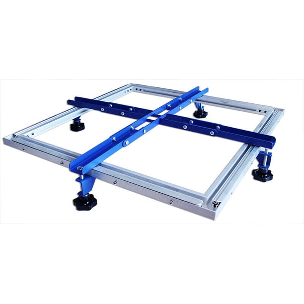 INTBUYING Manual Screen Stretcher 24"x24" Simple Mesh Screen Stretching Equipment for Silk