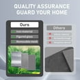 thumbnail image 4 of Grisham Deluxe Steel Security Door,36'' x 80'' Metal Tempered Glass Door Screen Replacement Enter Doors,Storm Door (469 Black), 4 of 7