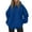 Blue, variant on Hoodies for Women Oversized Essentials Fleece Sweatshirts Fall Fashion Long Sleeve Sweater Pullover Hoodie With Pocket