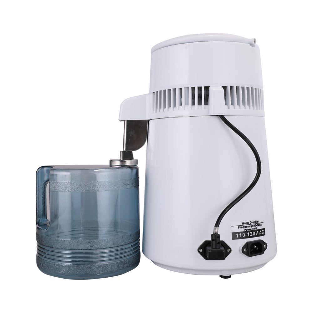 Water Distiller Purifier Machine 750W 4L Stainless Steel Interior