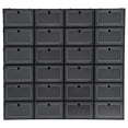 thumbnail image 4 of 33*23*14cm 24 Slots Shoe Storage Box Assembly Black Stackable Shoe Boxes for Sneakers Flats Slippers Sandals, 4 of 13