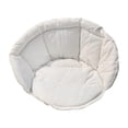thumbnail image 1 of Cojín grueso para silla colgante de patio, hamaca, almohadillas extraíbles para el hogar y el dormitorio. Blanco 60x60x45cm, 1 of 9
